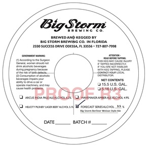 Big Storm Berliner Weisse-style Ale 