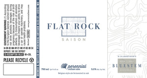 Perennial Artisan Ales Flat Rock Saison June 2016