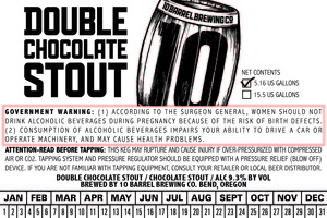 10 Barrel Brewing Co. Double Chocolate June 2016