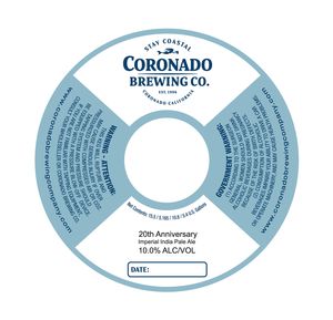 Coronado Brewing Company 20th Anniversary