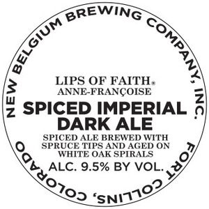 Lips Of Faith Spiced Imperial Dark Ale June 2016