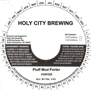 Holy City Brewing Pluff Mud Porter June 2016