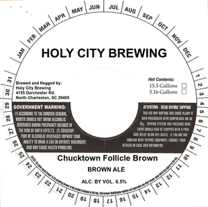 Holy City Brewing Chucktown Follicle Brown