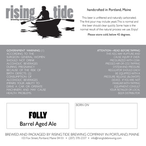 Rising Tide Brewing Company Folly
