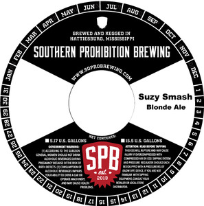 Southern Prohibition Brewing Suzy Smash