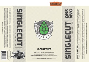 Billy 18-watt IPA June 2016