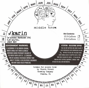 Middle Brow Karin June 2016