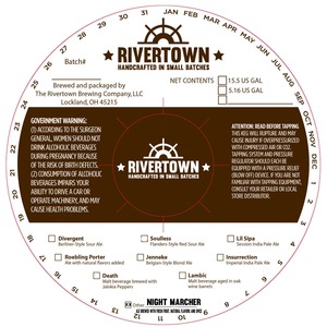 The Rivertown Brewing Company, LLC Night Marcher June 2016