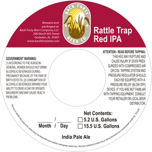 Back Forty Beer Company Rattle Trap