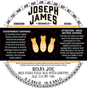 Joseph James Brewing Co., Inc. Rojo Joe