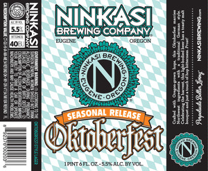 Ninkasi Brewing Company Oktoberfest