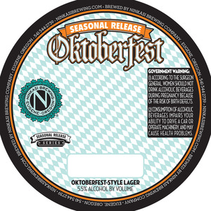 Ninkasi Brewing Company Oktoberfest