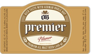 Premier Pilsner June 2016