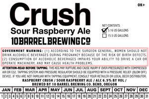 10 Barrel Brewing Co. Raspberry Crush