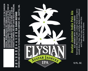 Elysian Brewing Company Avatar Jasmine IPA