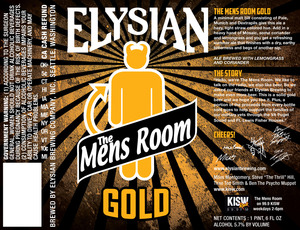 Elysian Brewing Company The Mens Room Gold