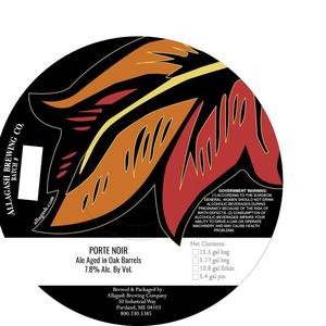 Allagash Brewing Company Porte Noir June 2016