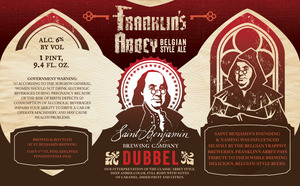 Franklin's Abbey Dubbel July 2016