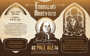 Franklin's Abbey Pale Ale July 2016