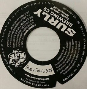 Surly Folks Beer Surly Folks Beer June 2016