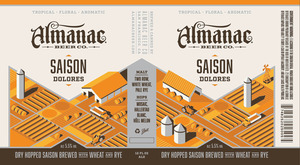 Almanac Beer Co. Saison Dolores June 2016