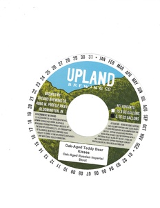 Upland Brewing Company Oak-aged Teddy Bear Kisses