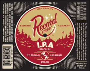 Record Street Brewing Co I.p.a.