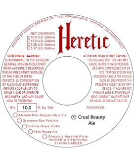 Heretic Brewing Company Cruel Beauty