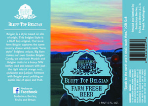 Big Barn Brewing Co Bluff Top Belgian