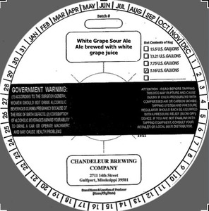 Chandeleur Island Brewing Company White Grape Sour Ale