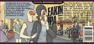 Pivovara Medvedgrad Fakin IPA June 2016