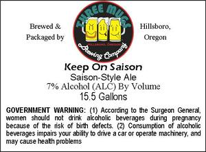 Three Mugs Brewing Company Keep On Saison June 2016