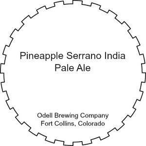 Odell Brewing Company Pineapple Serrano India Pale Ale