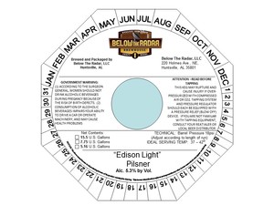Below The Radar Edison Light July 2016