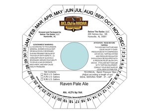 Below The Radar Raven Pale Ale June 2016