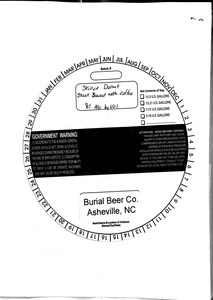 Burial Beer Co. LLC Skillet Donut Stout June 2016