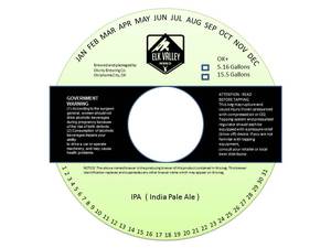 Elk Valley Brewing Company IPA (india Pale Ale)