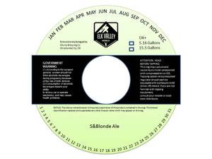 Elk Valley Brewing Company S&blonde Ale