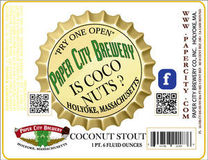 Is Coco Nuts ? Coconut Stout