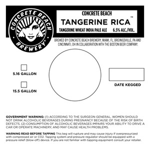 Concrete Beach Tangerine Rica