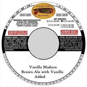 Vanilla Maduro June 2016