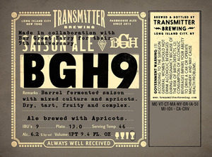 Transmitter Brewing Bgh9