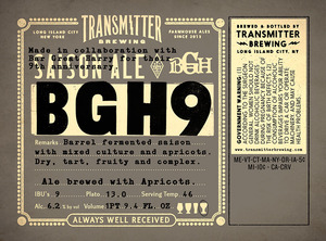 Transmitter Brewing Bgh9 July 2016