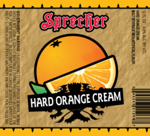 Sprecher Hard Orange Cream July 2016