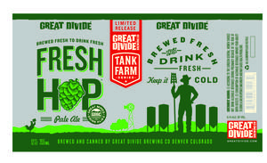 Great Divide Brewing Company Fresh Hop June 2016