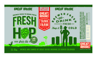 Great Divide Brewing Company Fresh Hop