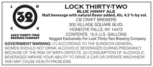 Lock Thirty-two Brewing Blue Hinny July 2016