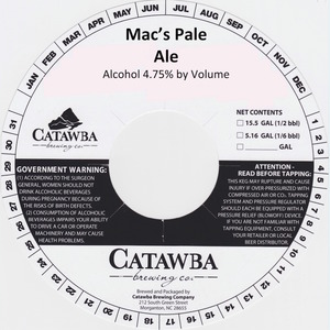 Catawba Brewing Co. Mac's Pale Ale