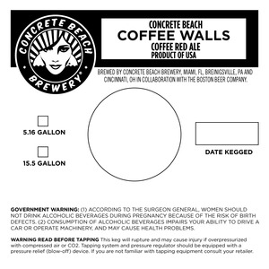 Concrete Beach Coffee Walls