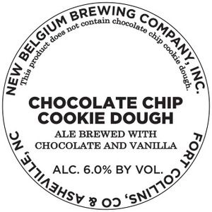 New Belgium Brewing Company, Inc. Chocolate Chip Cookie Dough